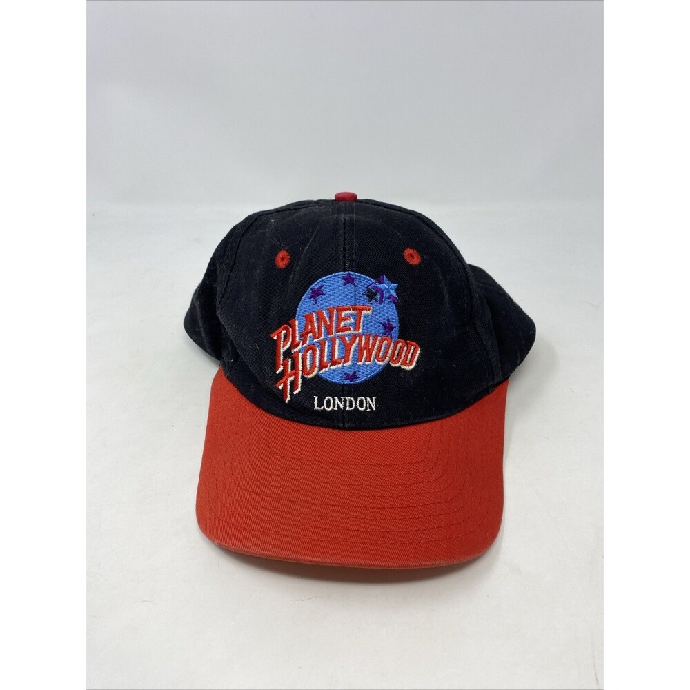 s Planet Hollywood London Snapback Hat Adjustable Ball Cap Men's w\Pins